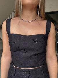 Lucy Paris Micah Beaded Top