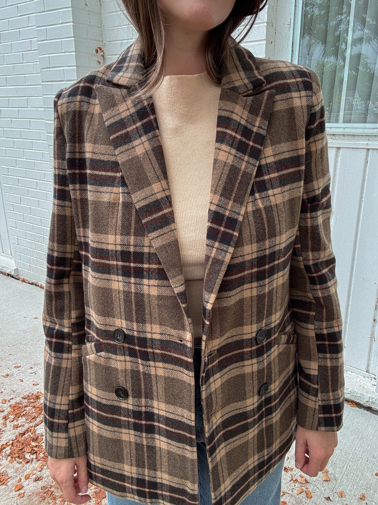 Fall Plaid Jacket