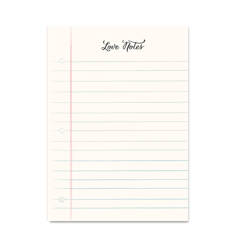 Love Notes Notepad