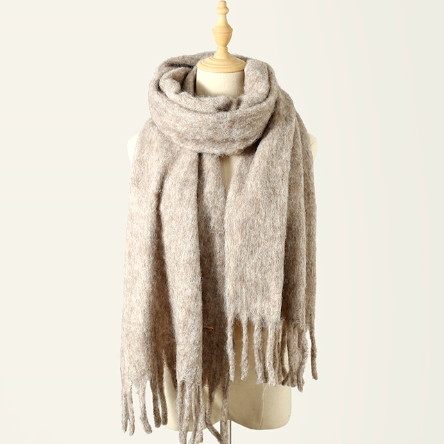 Alpin Snow Scarf: Gray