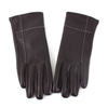 Faux Leather Gloves: Wine