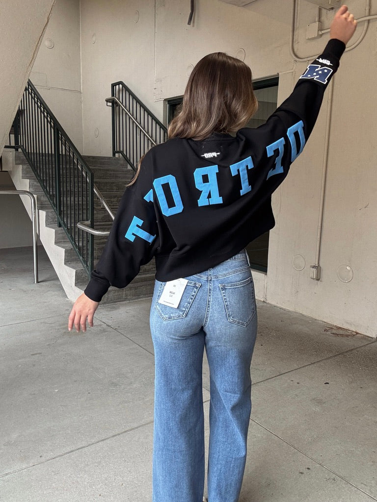 Detroit Lions Wingspan Decal Crewneck