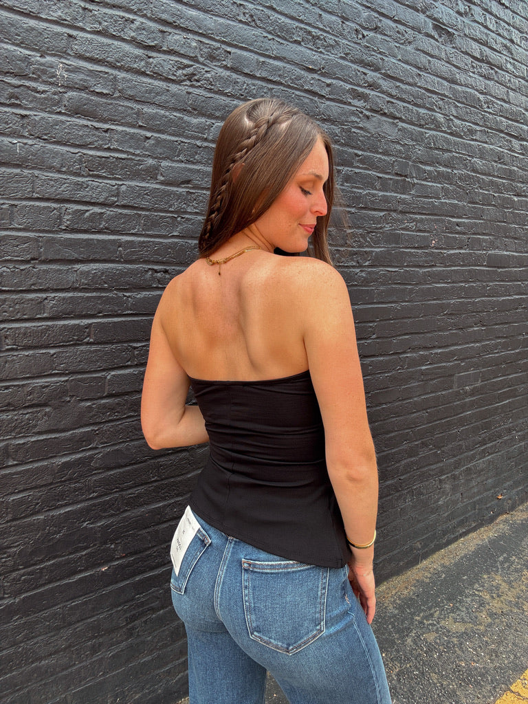 Adela Tube Top - Black