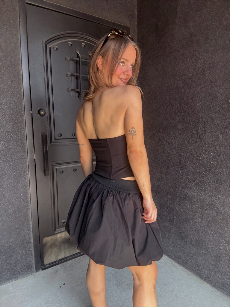 ASTR Strapless Bow Top