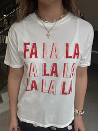 Z Supply FALALALA Boyfriend Tee