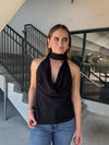Open Back Top - Black
