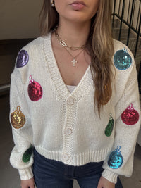 Ornament Sweater - Cream