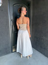Strapless Cotton Dress