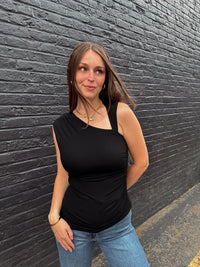 Mia Knit Top - Black