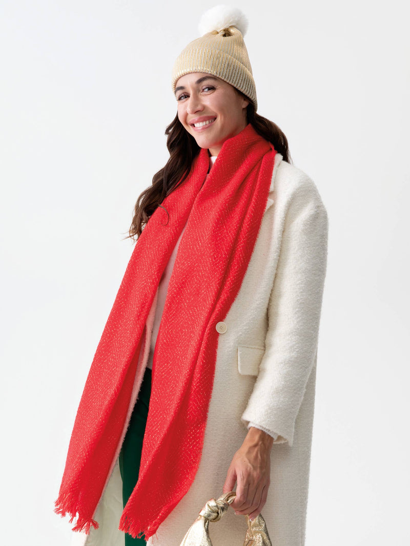 BELLE SCARF: RED