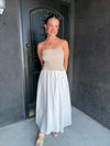 Strapless Cotton Dress