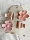 4-Pack Assorted Clips - SULLY: IVORY / ONE SIZE