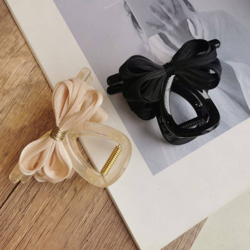 Assorted Ribbon Hair Claws with Ribbon - CUBO