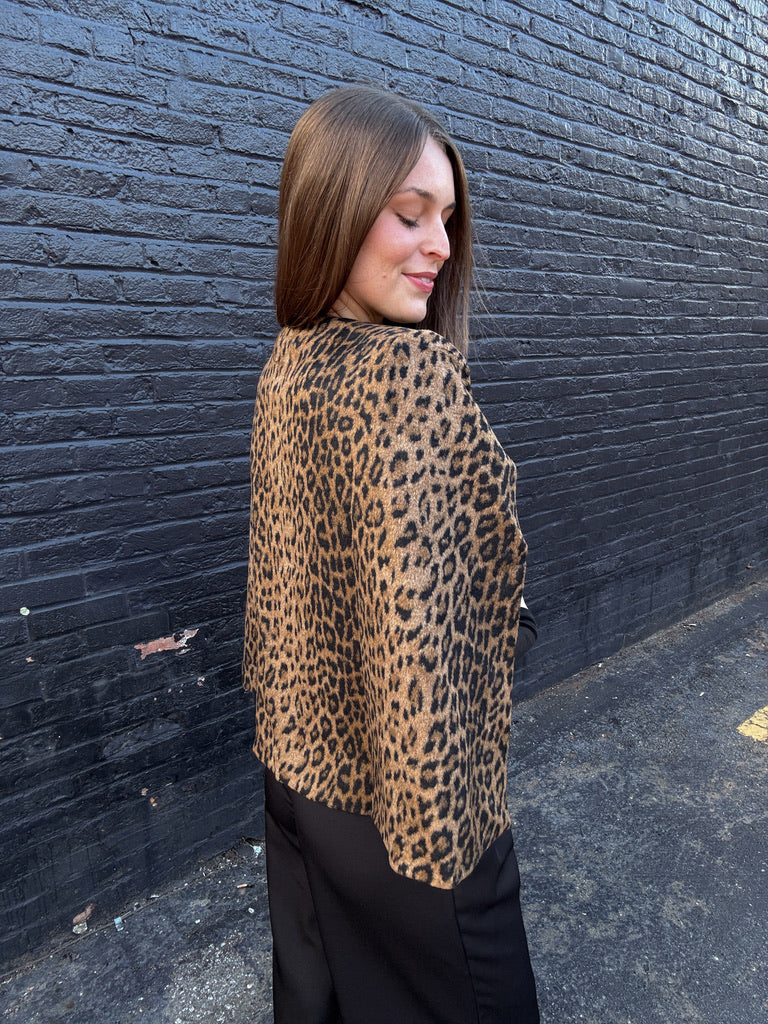 Leopard Capelet