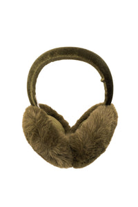 Chloe Velvet Earmuff: Olive