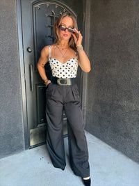 High Waisted Trouser - Black