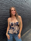 Andrea Floral Tube Top