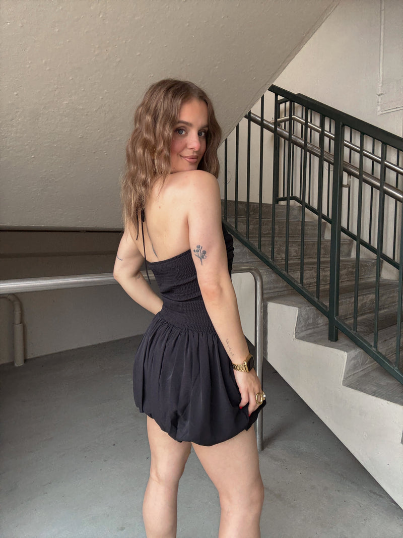 Lucy Paris Faye Mini Dress Black