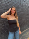 Adela Tube Top - Black
