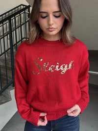 Round Neck Sleigh Sweater