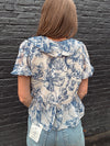 Lucy Paris Bee Ruffle Top