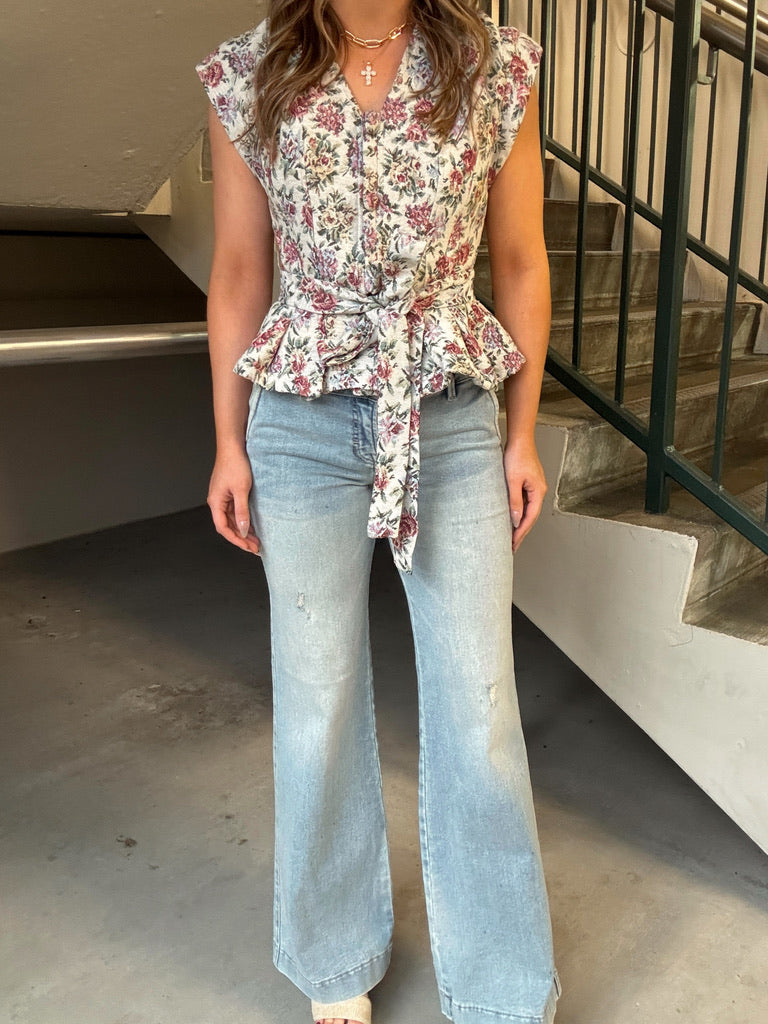 HIDDEN Happi Light Wash Clean Stretch Comfort Flare