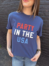 Z Supply Party In The USA Boyfriend Tee