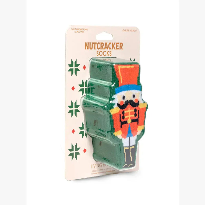 3D Crew Socks - Nutcracker