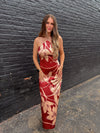 Steve Madden Rust Floral Dress