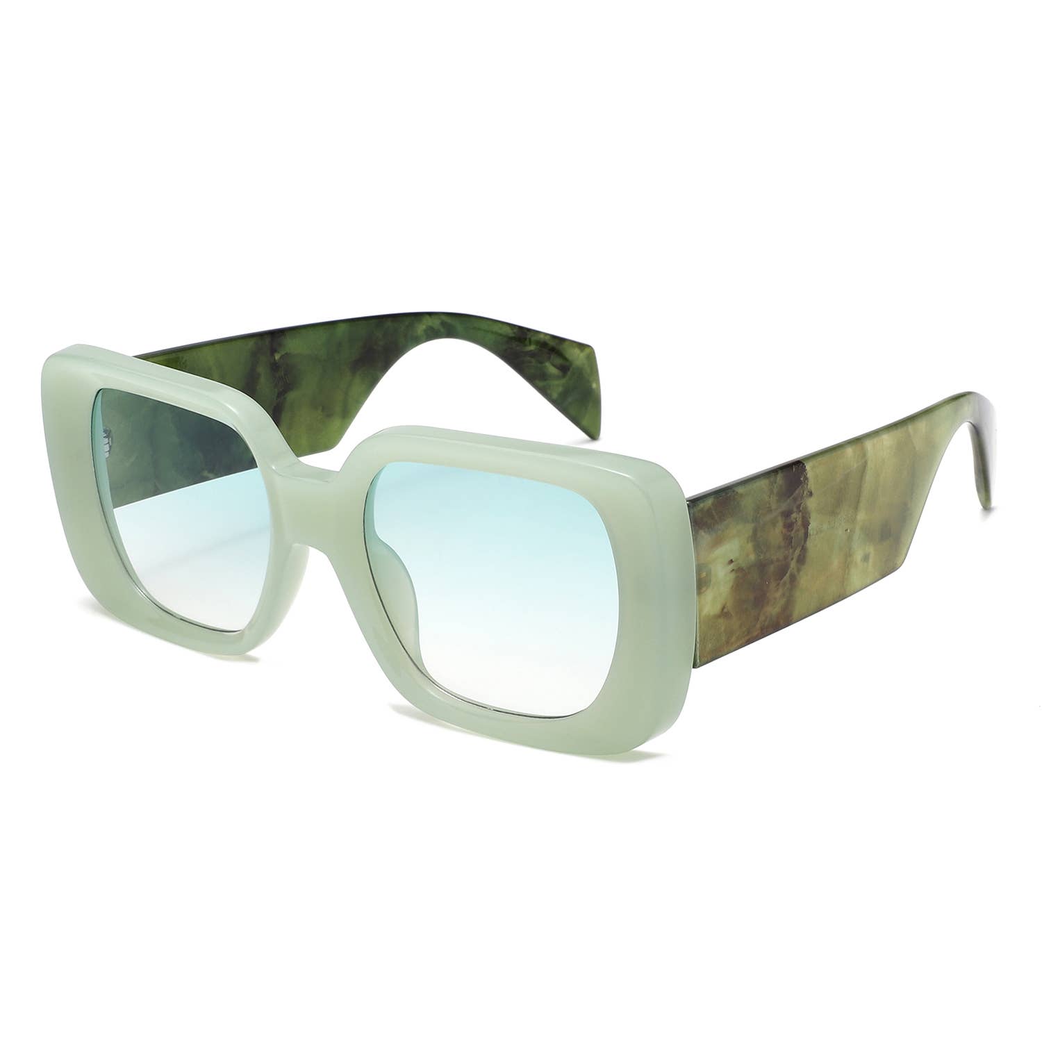Oversized Square Chunky Frame Fashion Sunglasses