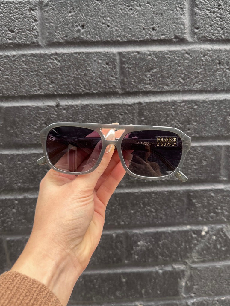 Z Supply After Hour Sunglasses - Olive - Gradient