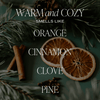 Warm and Cozy Soy Candle - 20oz Pumpkin Jar