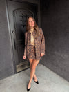 Lucy Paris Sharon Animal Print Coat