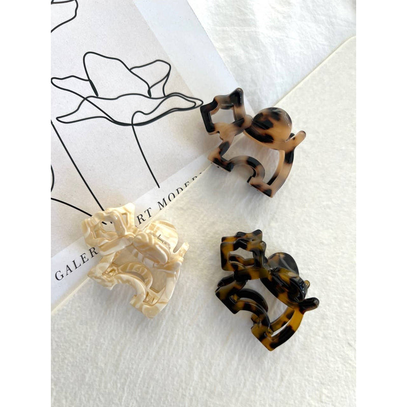 Acetate Dog Shaped Hair Clip - COVIA: TORT / ONE SIZE