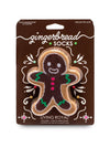 3D Crew Socks -Gingerbread Man