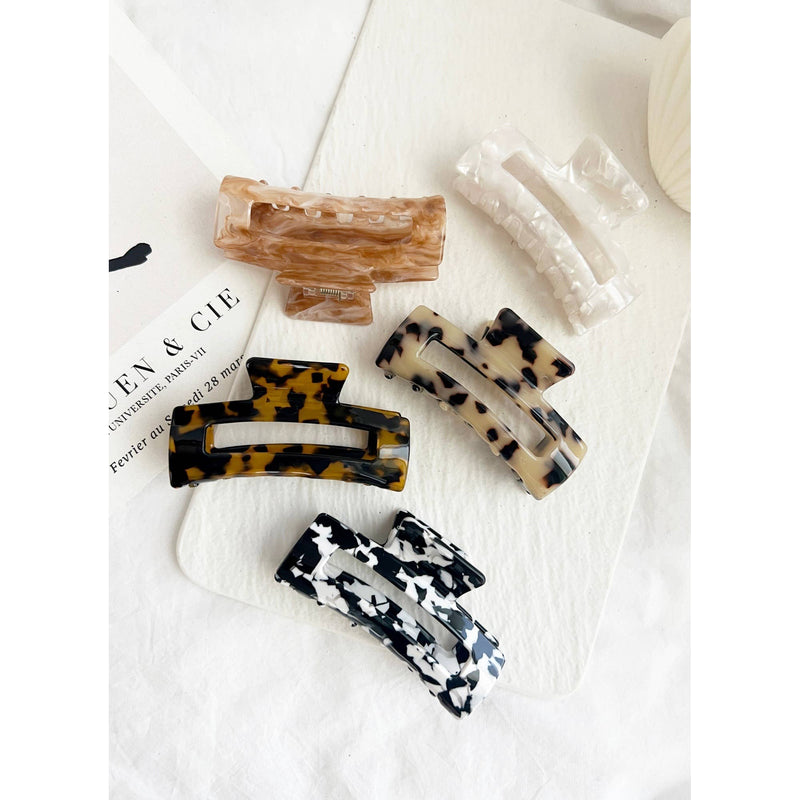 Acetate Regular Size Hair Clips - Allie SUMMER