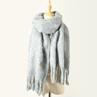 Alpin Snow Scarf: Black