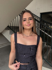 Lucy Paris Micah Beaded Top