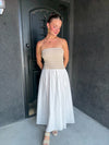 Strapless Cotton Dress