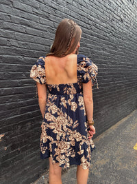 Kyla Babydoll Dress - Midnight Floral