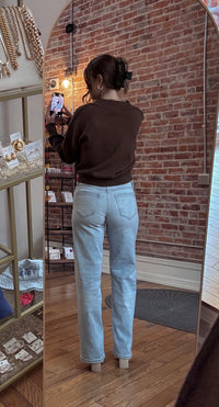 HIDDEN Logan Mid Rise Dad Jean - Light