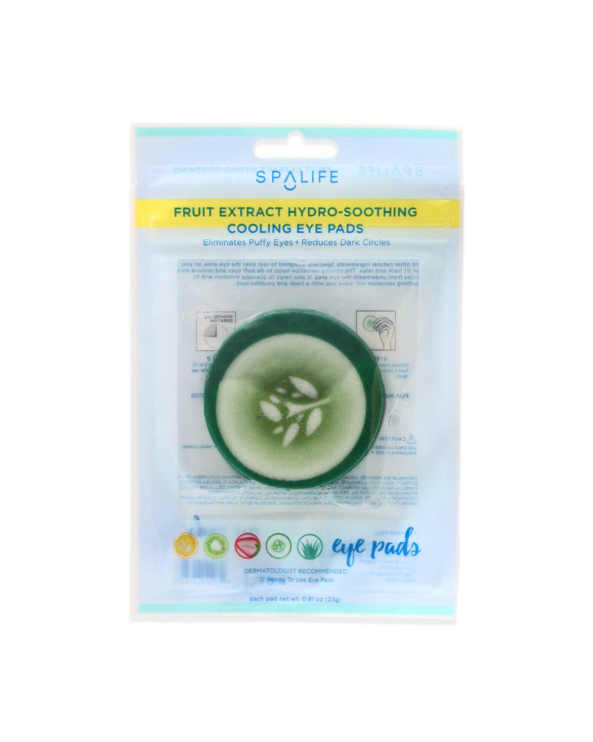 Cucumber hydro-Soothing Spa, Cooling Eye Pads