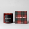 FLAMES & FLANNEL: 10 OZ Soy Wax Candle