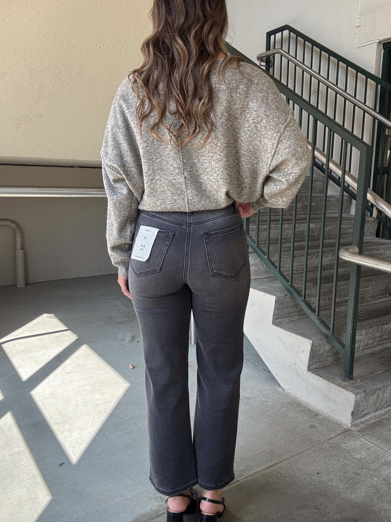 HIDDEN Ella High Rise Wide Straight Jean