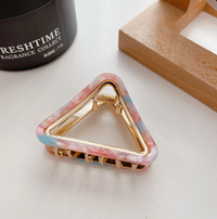 Triangle Gold Adorable Hair Clip (DAYA): Assorted Pack