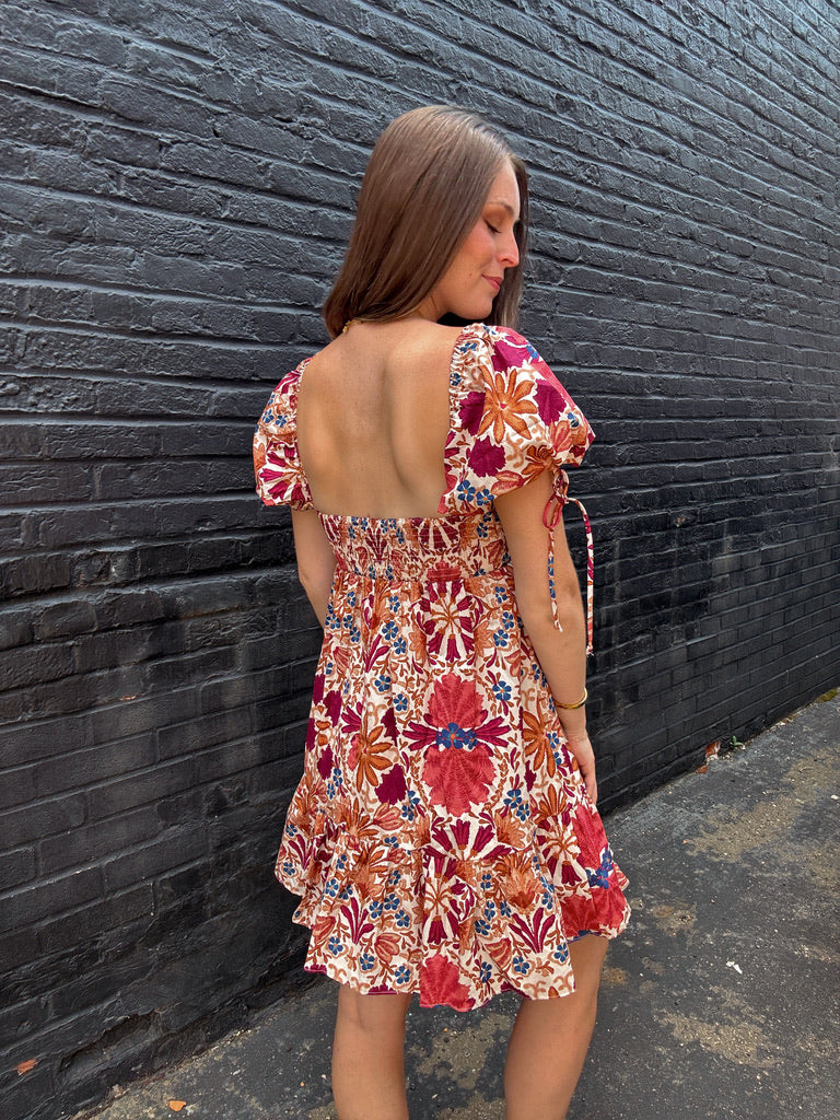 Nana Floral Babydoll Dress