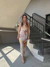 Open Back Mesh Dress