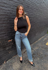 HIDDEN Ella Cuffed Mid Rise Jeans