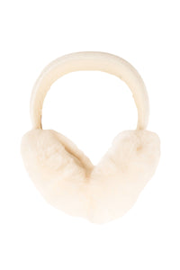 Chloe Velvet Earmuff: Cream