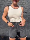 Z Supply Social Tank - Crystal